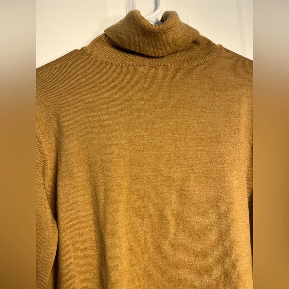 Chiara Marconi Made in Italy Tan Merino Wool Top Women’s Sweatshirt Sz XL - Picture 7 of 9